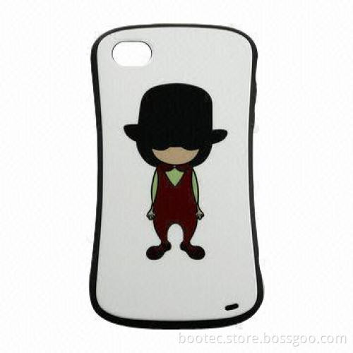 Soft TPU Pretty Waist Case/Cover Skin for iPhone 4/4S, Various Colors and Patterns Available